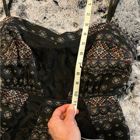 Hommage Los Angeles Sexy Maxi Boho Cut Out Dress Lace Multicolored Medium EUC - Picture 13 of 16